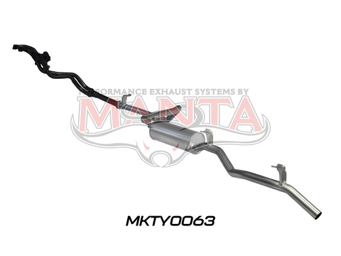 Toyota FZJ75 Landcruiser Extractors & 2.5in