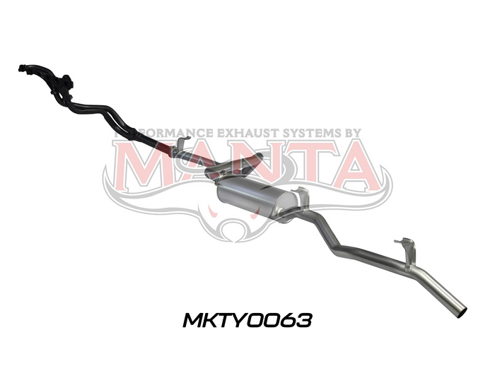 Toyota FZJ75 Landcruiser Extractors & 2.5in
