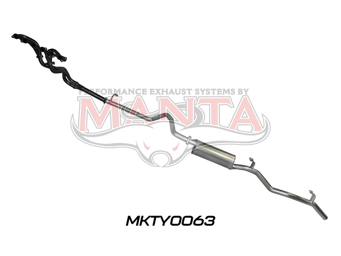 Toyota FZJ75 Landcruiser Extractors & 2.5in