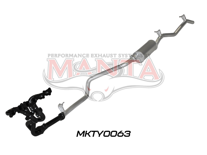 Toyota FZJ75 Landcruiser Extractors & 2.5in