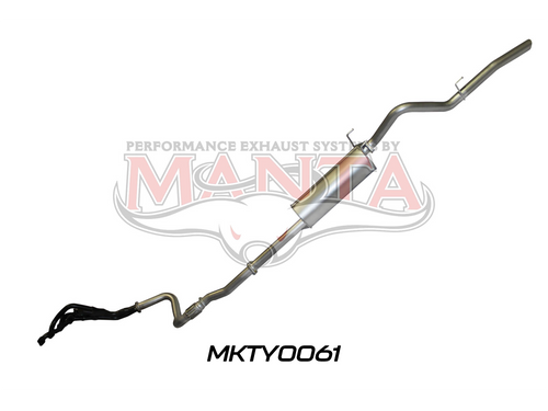 Toyota Hilux LN147 LN167 LN172 5L 3.0L Diesel Extractors & 2.5in Exhaust System