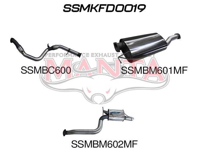 Ford Territory SZ 2.7L With Cat OE Exit