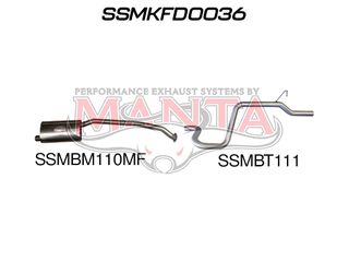 Ford Falcon EA - AU 6 Cylinder Sedan Catback Muffler/Tailpipe
