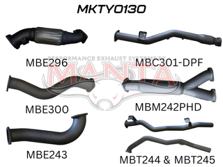Toyota Landcruiser VDJ79 V8 Ute Dual 3in With Cat & Hotdog DPF