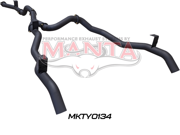 Toyota Landcruiser VDJ79 V8 Ute Dual 3in DPF Back