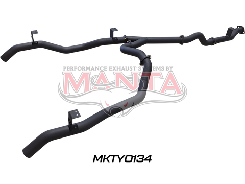 Toyota Landcruiser VDJ79 V8 Ute Dual 3in DPF Back