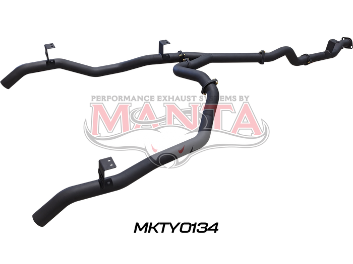 Toyota Landcruiser VDJ79 V8 Ute Dual 3in DPF Back