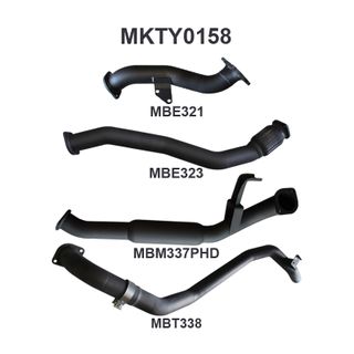 Toyota Landcruiser HDJ80 1HD Wagon 3in From Turbo Back Hotdog