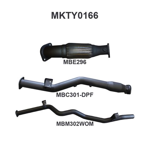 Toyota Landcruiser VDJ76 V8 Wagon 3in With Cat, WOM DPF