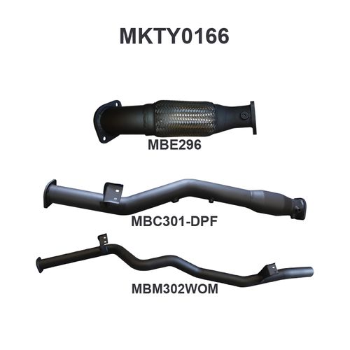 Toyota Landcruiser VDJ76 V8 Wagon 3in With Cat, WOM DPF