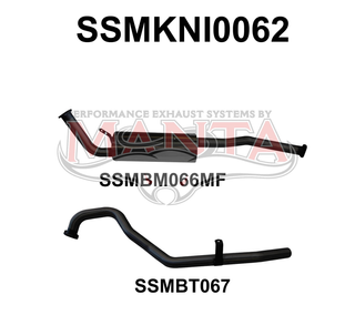 Nissan Patrol GQ 4.2L 2.5in off OE ENG Pipe