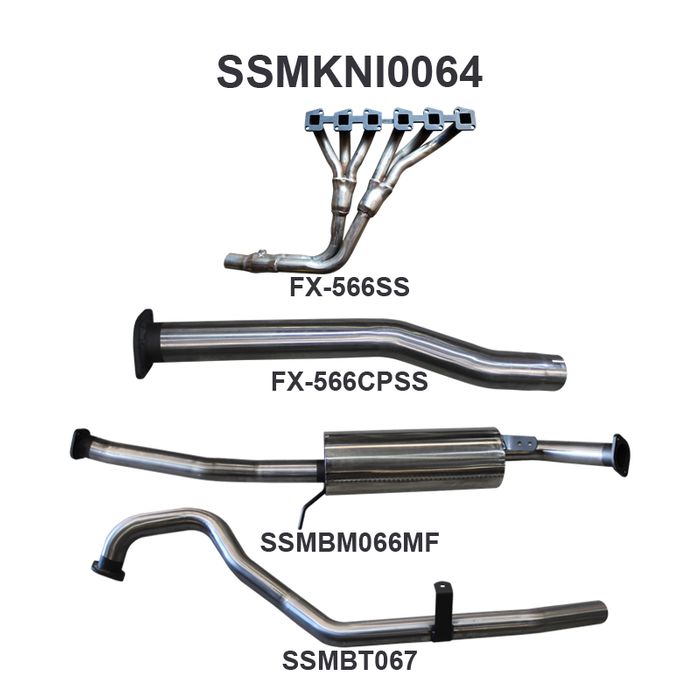 Nissan Patrol GQ 4.2L Extractors & 2.5in System