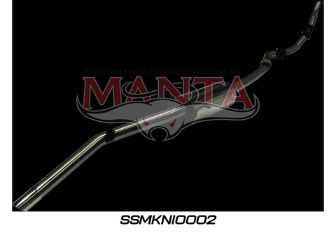 Nissan Navara D22 3.0L 3in Exhaust Without Cat, with Muffler