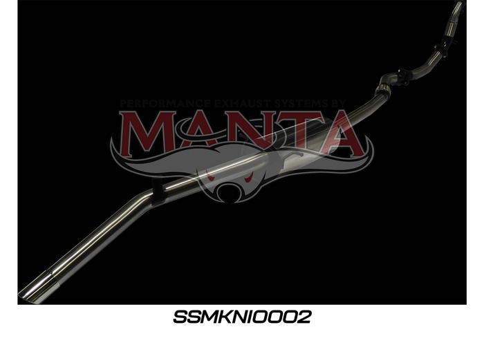 Nissan Navara D22 3.0L 3in Exhaust Without Cat, with Muffler