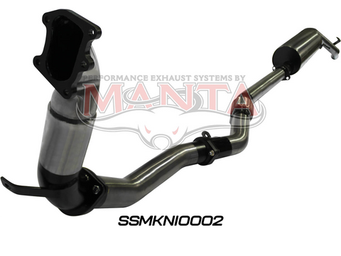 Nissan Navara D22 3.0L 3in Exhaust Without Cat, with Muffler