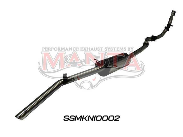 Nissan Navara D22 3.0L 3in Exhaust Without Cat, with Muffler