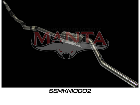 Nissan Navara D22 3.0L 3in Exhaust Without Cat, with Muffler
