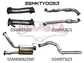 Toyota Landcruiser VDJ200 3in Dual With Cat & Muffler, 4in Exit