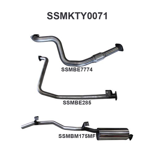 Toyota Landcruiser HZJ79 2.5in off Manifold