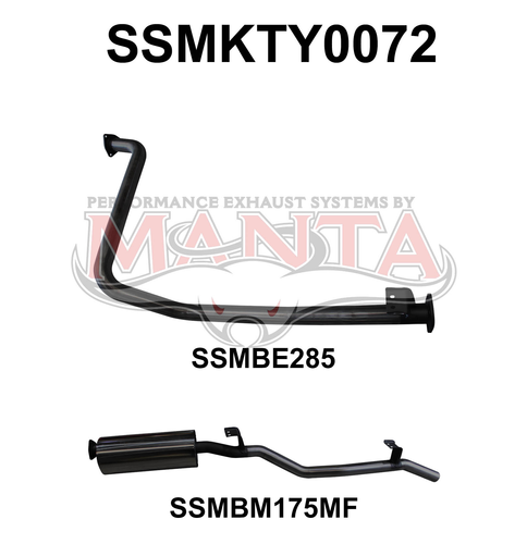 Toyota Landcruiser HZJ79 2.5in off Extractors