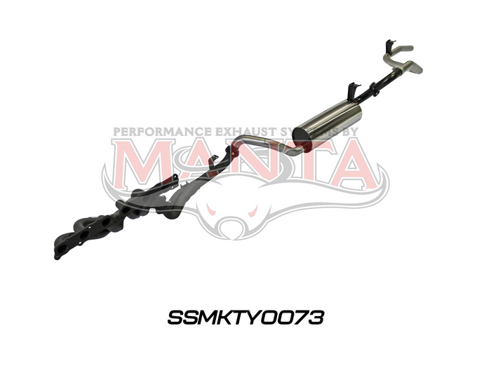 Toyota Landcruiser FZJ80 4.5L Extractors & 2.5in Full System