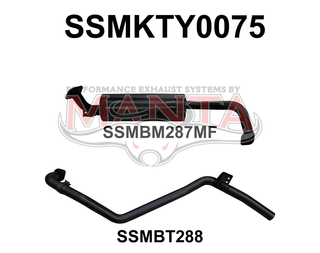 Toyota FZJ HZJ80 Landcruiser 2.5in off Extractors
