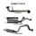 UZJ100 LANDCRUISER 4.7L V8 3in CAT-BACK EXHAUST WITH CENTRE & REAR MUFFLER