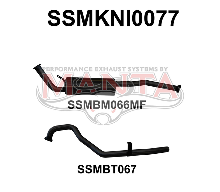Nissan Patrol GQ 3.0L 2.5in off OE Engine Pipe