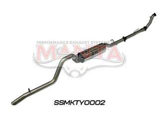 Toyota Hilux KUN26R 3.0L D4D 3in Muffler With Cat