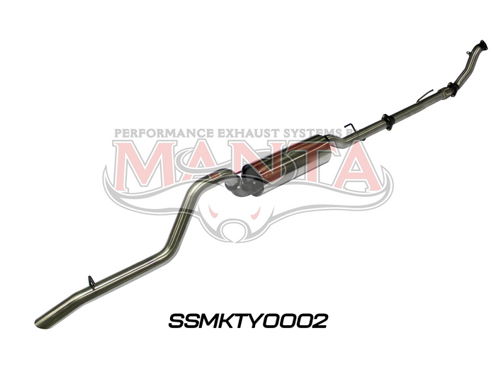 Toyota Hilux KUN26R 3.0L D4D 3in Muffler With Cat