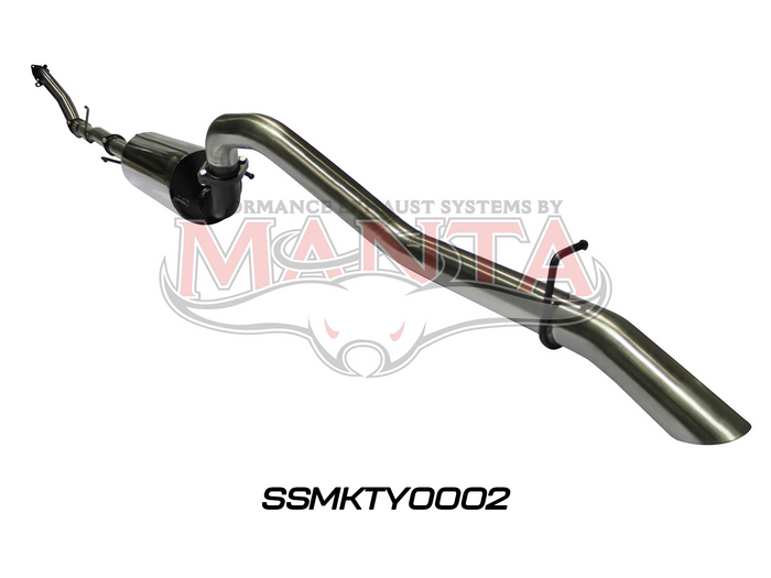 Toyota Hilux KUN26R 3.0L D4D 3in Muffler With Cat