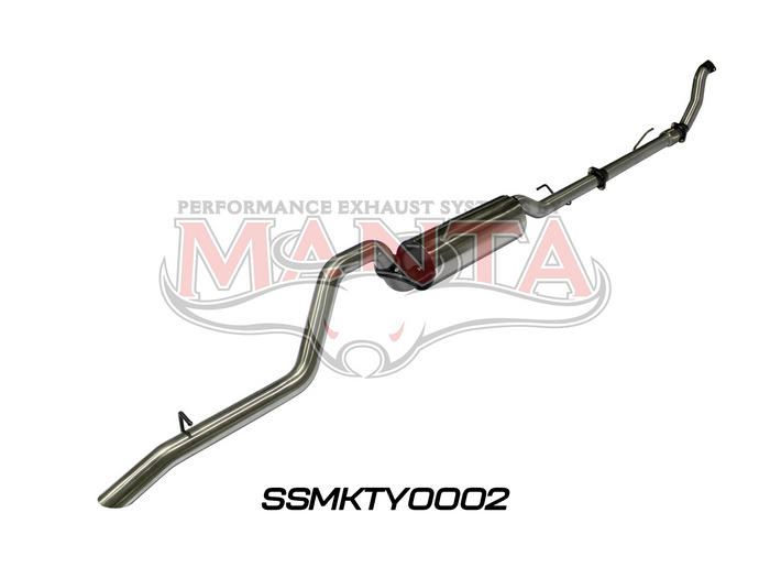 Toyota Hilux KUN26R 3.0L D4D 3in Muffler With Cat
