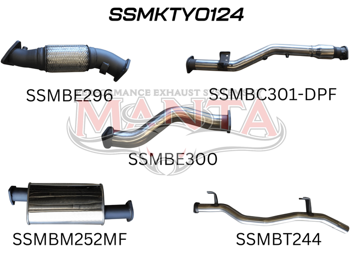 Toyota Landcruiser VDJ79 V8 Ute 3in With Cat & Muffler DPF