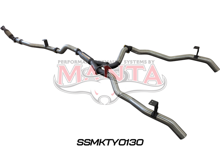 Toyota Landcruiser VDJ79 V8 Ute Dual 3in With Cat & Hotdog DPF