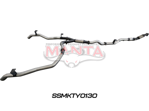 Toyota Landcruiser VDJ79 V8 Ute Dual 3in With Cat & Hotdog DPF