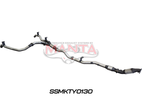 Toyota Landcruiser VDJ79 V8 Ute Dual 3in With Cat & Hotdog DPF