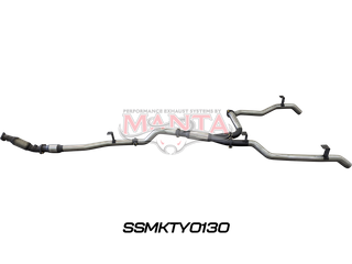 Toyota Landcruiser VDJ79 V8 Ute Dual 3in With Cat & Hotdog DPF