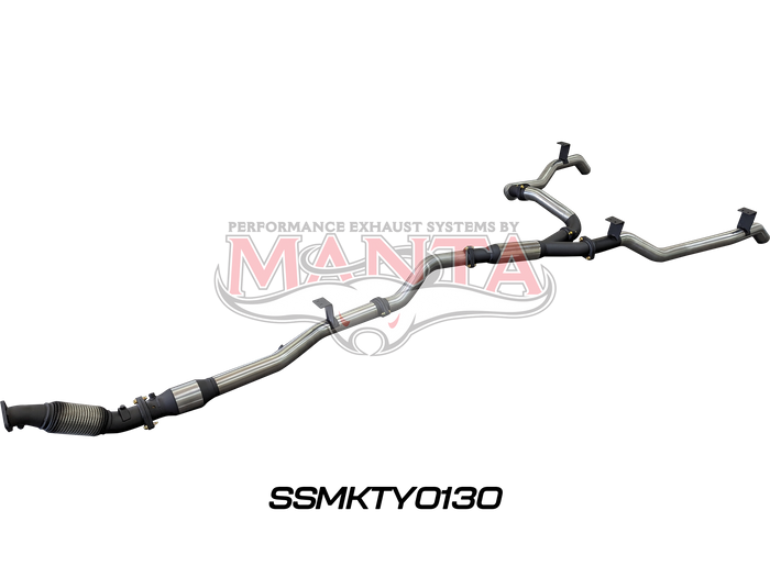 Toyota Landcruiser VDJ79 V8 Ute Dual 3in With Cat & Hotdog DPF
