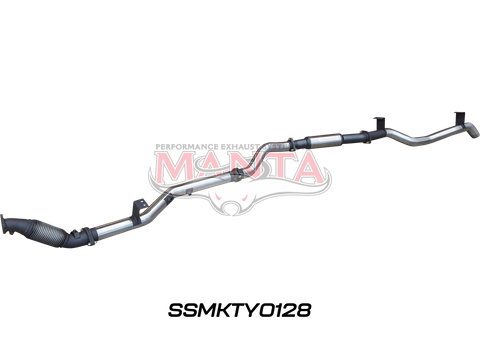 Toyota Landcruiser VDJ79 V8 Ute 3in NO Cat, With Hotdog DPF