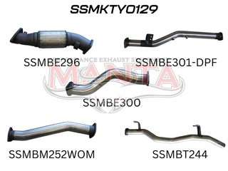 Toyota Landcruiser VDJ79 V8 Ute 3in NO Cat, WOM, DPF
