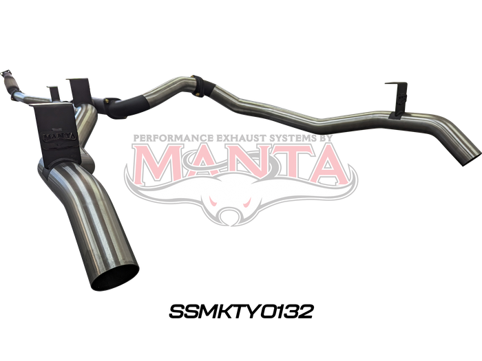 Toyota Landcruiser VDJ79 V8 Ute Dual 3in NO Cat, With Hotdog DPF