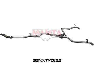 Toyota Landcruiser VDJ79 V8 Ute Dual 3in NO Cat, With Hotdog DPF
