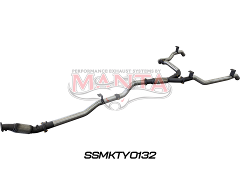 Toyota Landcruiser VDJ79 V8 Ute Dual 3in NO Cat, With Hotdog DPF