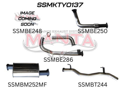 Toyota Landcruiser HZJ75, 78 3in With Muffler to Suit DTS Turbo