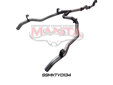 Toyota Landcruiser VDJ79 V8 Ute Dual 3in DPF Back