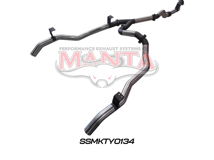 Toyota Landcruiser VDJ79 V8 Ute Dual 3in DPF Back