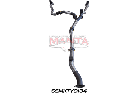 Toyota Landcruiser VDJ79 V8 Ute Dual 3in DPF Back