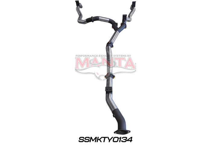 Toyota Landcruiser VDJ79 V8 Ute Dual 3in DPF Back