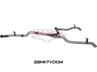 Toyota Landcruiser VDJ79 V8 Ute Dual 3in DPF Back