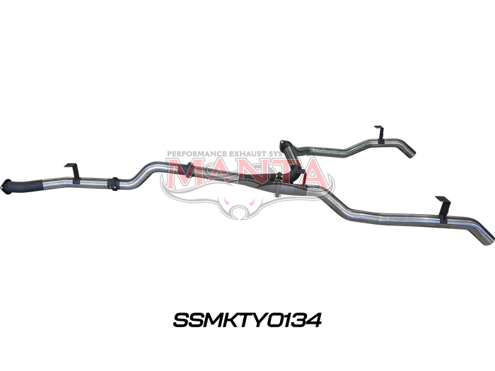 Toyota Landcruiser VDJ79 V8 Ute Dual 3in DPF Back
